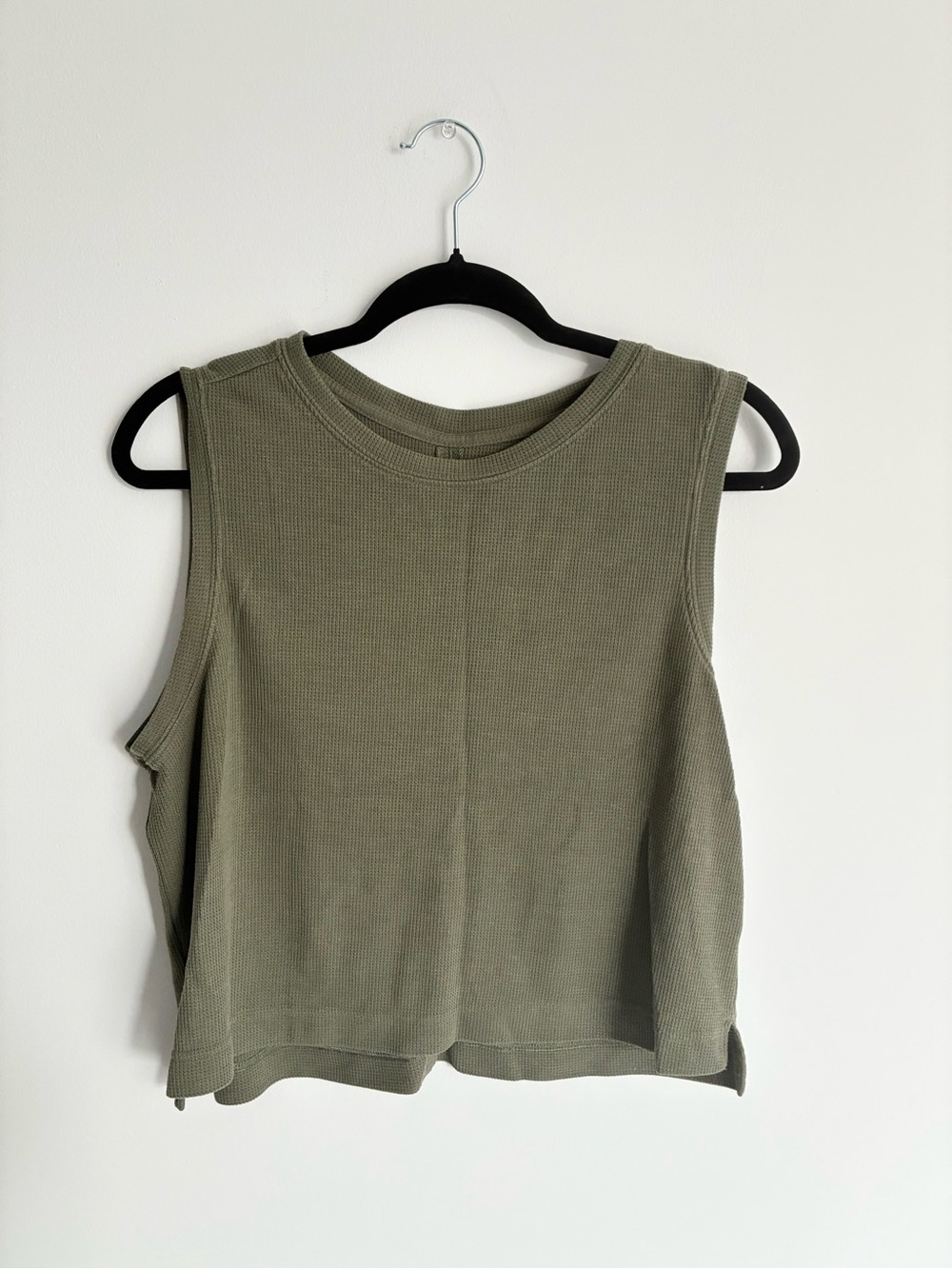 All in Motion Olive Green Cropped Women’s Muscle Tank